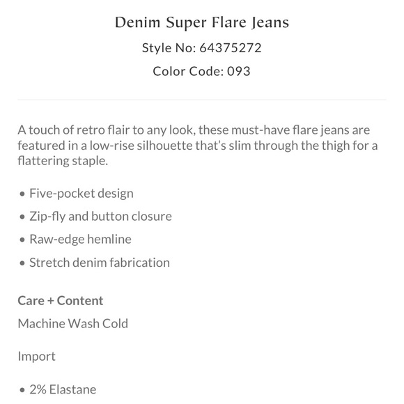 Denim Super Flare Jeans - Picture 6 of 7